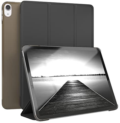 EAZY CASE - Funda Protectora para iPad Air 4 / Air 5 Smart Cover Tablet Smartcase de pie Funda abatible con función de pie Función Sleep Wake Up Piel sintética Negro