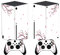 PlayVital Stickers Manette pour Xbox Series X,Autocollant Protection pour Xbox Series X Console Accessoires Skin Habillages-Fleurs de Cerisier Tombe