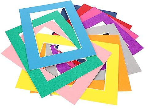 COHEALI 30 Stück Einzelrahmen Wand-Bilderrahmen Blanko A4-Karton-Bilderrahmen Party-Ornament Ausstellungsrahmen Papp- Dekorationen Fotorahmen Papierstau Feiner