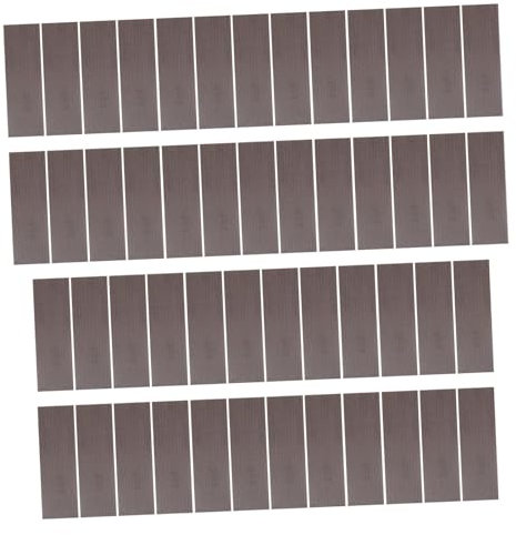 MagiDeal 50 Pièces Papier de Verre, Feuilles de Sable Antiblocage, Papiers Abrasifs, Feuilles de Ponçage en Maille pour Ponceuse Humide et Sec, Double Usage- 240 grains