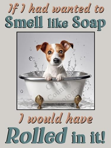 Jack Russell Terrier pet dog funny flexible fridge magnet