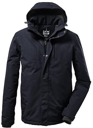 killtec Homme KOW 161 MN Jckt Veste Fonctionnelle Avec Capuche Amovible, Dark Navy, 4XL EU