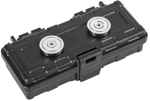 Magnetic Key Holder Under Car, 5.91x2.76in Key Hider Magnet Hide a Key Magnetic Key Case Waterproof Hidden Magnetic Key Box for Outdoor Travel Hiding Keys USB Under Car Vehicles