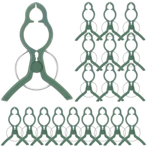 FUNOMOCYA 50 Stück Pflanzenclips Für Tomatenpflanzen Und Phalaenopsis Orchideen Kunststoff Stützklammern Wiederverwendbar Pflanzensicherung Für Garten Balkone Und Rankhilfen