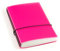 X17-A6 Terminplaner/Organizer 2024-2025 |18-Monats-Kalender |himbeere transluzent; Vegan! Sehr robust. Austauschbare Hefte: Wochenkalender Classic + 1x blanko Notizen, Made in Germany
