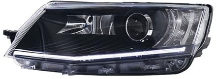 Auto-Styling-Scheinwerfer, kompatibel mit Skoda Octavia-Scheinwerfern 2015–2018, LED-Scheinwerfer, DRL, Bi-Xenon, Autozubehör(Headlight No Bulb)