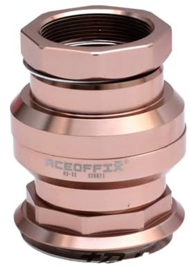 LUOKEKE Bike Headset Folding Bike Headset 34mm Diameter 28.6 Fork Diameter 87.2g Accessories Upgrade Cycling Headsets(Champange)