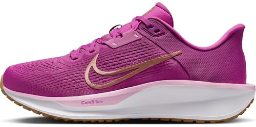 Nike Straßenlaufschuh Nike Quest 6 Straßenlaufschuh Für Damen, Hot Fuchsia/MTLC Red Bronze-Beyond Pink, FD6034-501, 36 EU (W 5.5 US)