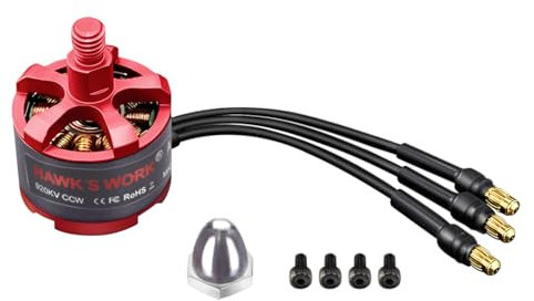 HAWK'S WORK Bürstenloser Motor 2212 920KV, 2-4S Motor für RC Flugzeug Multi Copter DIY Done 450 F550 S500 S550 X525 DJI Phantom Quadcopter (CCW*1)