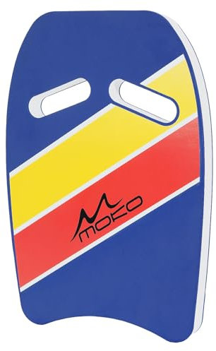 MoKo Schwimmbrett für Erwachsene, Schwimmen Kickboard Trainingsausrüstung mit Griffen Cartoon Swim Float Schwimmtrainingsausrüstung Schwimm Board, Bunt Twill