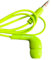Confezione da 100 Auricolari Monouso In-Ear, Singolarmente Imbustati, Cavo da 80 cm, Spinotto da 3,5 mm, Colore Verde Lime