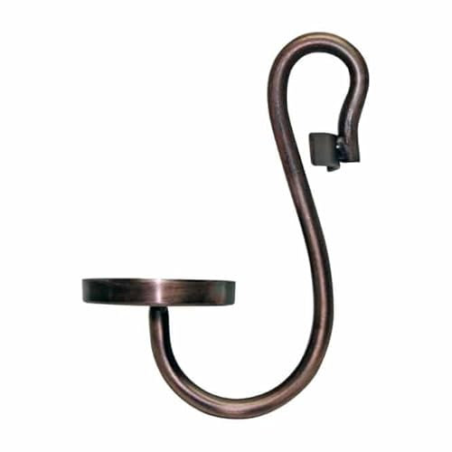 Kerzenhalter in Hakenform - ca. 18 x 25 cm