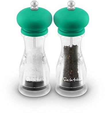 Sur La Table SLT847053GRN Salt and Pepper Mill, Ceramic, Green