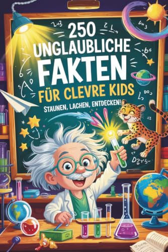 250 unglaubliche Fakten für clevere Kids – Staunen, Lachen, Entdecken! I Das perfekte Geschenk für Jungen und Mädchen ab 6 Jahren