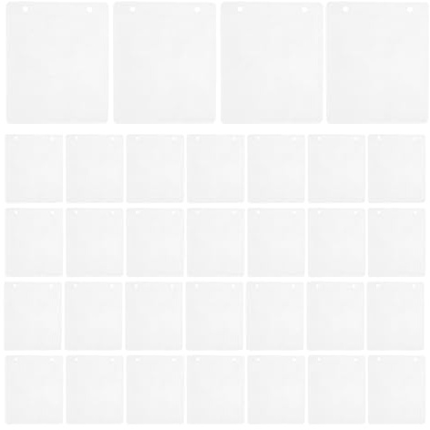 CD Dvd Binder Sleeves 50pcs 2 Ring Double Sided Pp White | Refill Pages for Disc Collection Organizer, Smooth Handling, Flexible Arrangement, Institutions Use