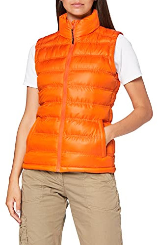Result Women's R193F Ice Bird Padded Gilet - Orange, Small/Size 10