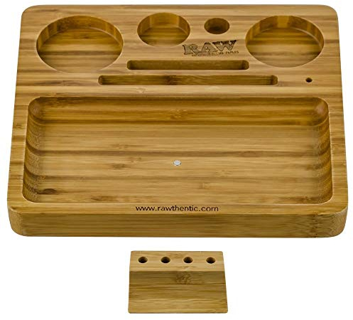 Bambus Drehunterlage RAW Rolling Bamboo Tray (22x20x2cm)