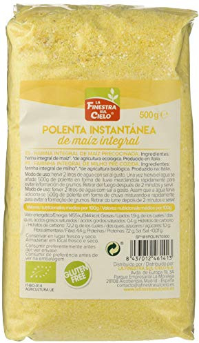 Polenta instantánea integral - La Finestra Sul Cielo - 500g, 500 gramo, 1