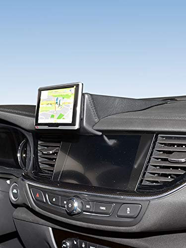 KUDA Handyhalterung passend für Opel Insignia B ab 2017 - Telefonkonsole für Smartphones, Handy, Navi und mehr - Kunstlederkonsole, schwarz, 6825