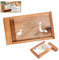 Casa Vivente Magische Geldgeschenkbox mit Gravur zur Taufe, Motiv Hirte und Schafe, Personalisiert mit Namen und Datum, Geldgeschenk
