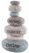 Carousel Home and Gifts The Ocean Stacking Pebbles Seashore Decoration - Nautical Ornament