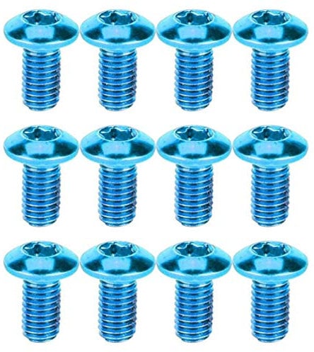 Garneck 1 Mtb Brake Bolts Mtb Brake Caliper Bolts Disc Bolts Screw Brake Screw Socket Drive Screw Screws and Bolts Titanium Mtb Bolts Disc Rotor Bolts Cycling Screw Bike T25 Disc Brake