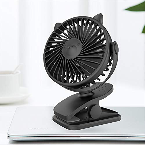Sunfauo Fan With Clip Stroller Fan Clip On Clip On Fan For Pram Clip On Baby Fan Clip Desk Fan Fans Cooling Clip On Clip Fans Usb Clip On Fan black