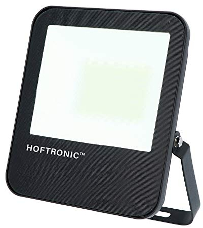 HOFTRONIC - Projecteur LED Exterieur 50W 8000 Lumen 160lm/W 4000K neutre blanc lampe de chantier lampe extérieure Super Bright spot jardin IP65 étanche lampe de sécurité Garantie de 5 ans