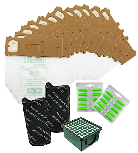 SACCHETTI FOLLETTO VK 131 VK 130 12 PZ MICROFIBRA FILTRI COMPATIBILI
