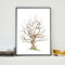 GUDOJK - Quadro su tela con impronte digitali, albero genealogico, libro degli ospiti, per matrimoni, ospiti, stampa di libri, 50 x 70 cm