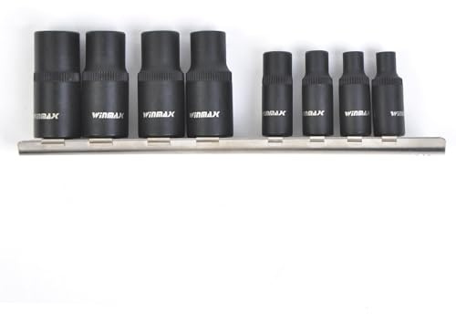 8PCS 1/4 and 3/8 Drive Tap Socket Set