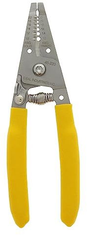 IDEAL Electrical 45-220 T-Stripper Wire Stripper, Stainless Steel, 10-20 AWG Solid, 12-22 AWG Stranded