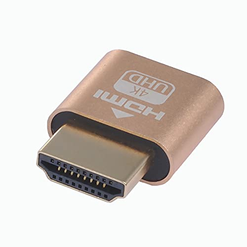 WLGQ HDMI 4K Dummy Load Virtual Plug High Resolution Virtual Monitor Display Emulator Next Generation Headless Display Adapter