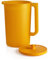 Tupperware Impressions Klassischer durchsichtiger 3,5 l Krug mit Deckel in Papaya, spülmaschinenfest und BPA-frei, schmutzfrei, wiederverwendbarer Kunststoffkrug mit extra großem Fassungsvermögen