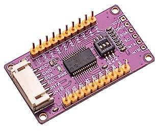 SEENGREAT MCP23017 IO Expander Module I2C Interface Expands 16 I/O Pins for Ardui/Stm32 /Raspberry Pi Zero Zero W Zero WH 2B 3B 3B+ 4B,3.3V and 5V Levels,3-Digit DIP Switch