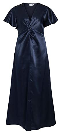 Vila VISITTAS V-Neck S/S Maxi Dress - NOOS