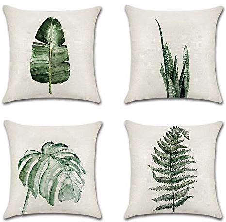 JOTOM Dekorative Kissenbezug Kissenhülle Frühling Sommer Herbst Winter für Fall Sofa Dekokissen Sofakissen Bezug Auto Home Bed Büro Cafe Garten Outdoor 50 x 50 cm 4er Set