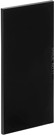 sourcing map Lentille de soudage 11 en verre trempé de rechange pour casque de soudage, 5,1 x 10,8 cm, noir