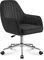 MARK ADLER Future 5.2 Black | Drehstuhl Bürostuhl Stuhl Schreibtischstuhl Armlehne | höhenverstellbar bis 130 kg belastbar | Atmungsaktiver Samt Stoff | Homeoffice Arbeitszimmer Schlafzimmer | Schwarz
