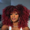 YEESHEDO Kinky Curly Perücke Wasser Lockige Körpertiefe Welle Lange verworrene lockige Perücken für Frauen Glueless Brasilianisches 180% Dichte Hitzebeständiges Synthetische Haar (T1B/BUG#)