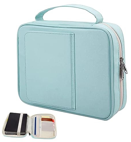 Borsa per riporre la Bibbia - Custodia impermeabile per tablet,Borsa da chiesa impermeabile con tasche multiple e maniglia per una facile presa per contenere penne, libri, quaderni e tablet Youding