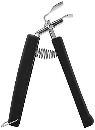 Kitchen Tongs, Multi Function Anti Scald Food Tongs, Bowl Clip Retriever Gripper Clips Tongs for Lifting Hot Dishs Bowl Pot Pan Plate(Black)