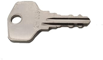 Schlüssel für abschließbaren Fenstergriff Fensterschlüssel Schlüsselcode 2W 005 Ersatzschlüssel MTR 2W005