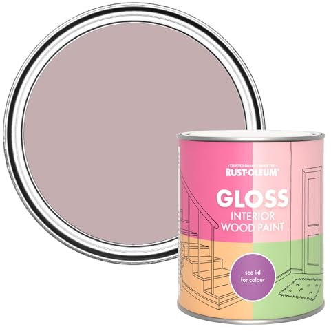 Rust-Oleum Pink Interior Wood Paint in Gloss Finish - Little Light 750ml