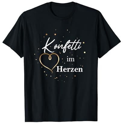 Kostüm Konfetti im Herzen Karneval Party Kostüm T-Shirt