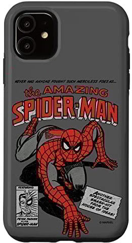 iPhone 11 Marvel The Amazing Spider-Man Retro Comic Cover Case