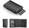 Portafoglio Slim con Tasca per Monete Uomo, Portafoglio RFID Trifold, Porta Carte Smart-Pop-Up con Zip, Portafoglio Porta Carte di Credito, Chiusura Magnetica, per fino a 9 Carte (Fibra di Carbonio)