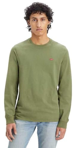 Levi's Men's Ss Surplus Romper Shirt, Bluish Olive, XXL