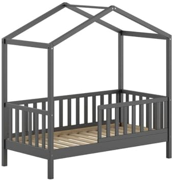 Vipack Kabinenbett Dallas, 70 x 140 cm, Grau