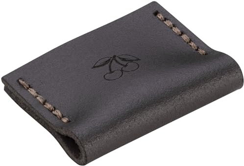 KIRSCHEN Schneidenschutz – Schutz für Stechbeitel mit 32 mm Klingenbreite und Zimmermannsbeitel NERO in 28 mm, Klingenschutz aus Leder, Messerschutz 8505032